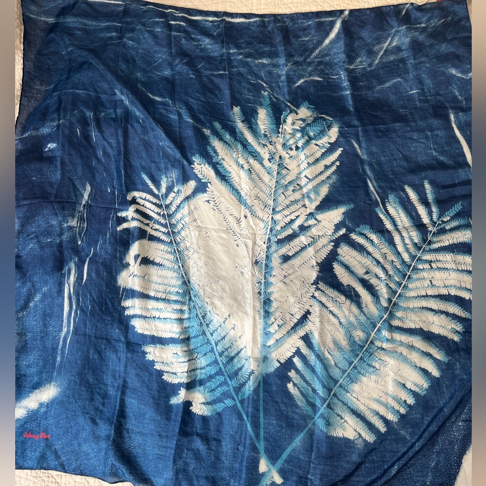 Johnny Was silk scarf - Picture 2 of 6